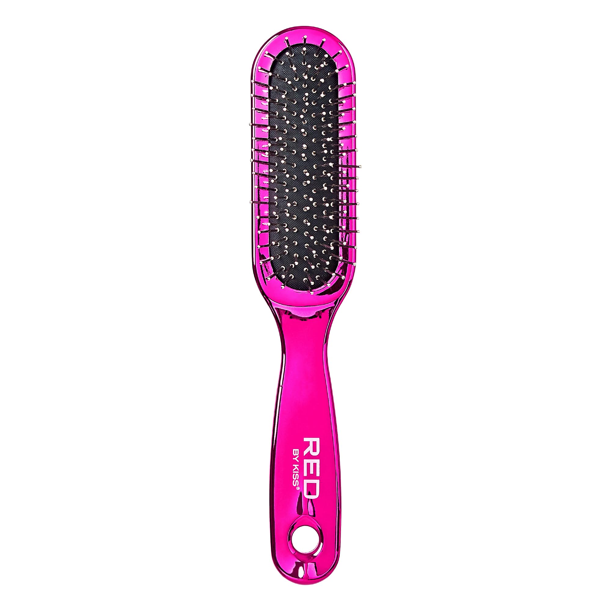RED by Kiss: cepillo para pelucas con cerdas de acero inoxidable que desenredan sin tirar.