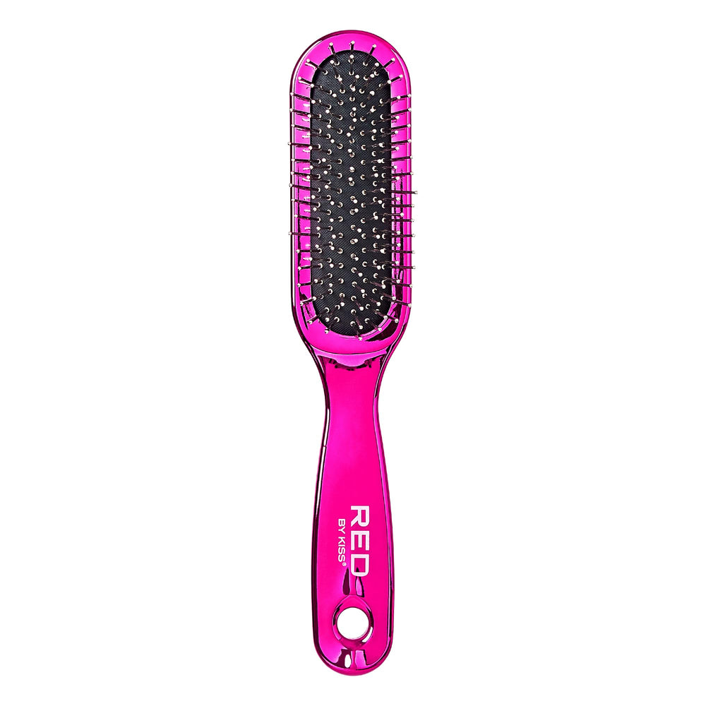 RED by Kiss: cepillo para pelucas con cerdas de acero inoxidable que desenredan sin tirar.