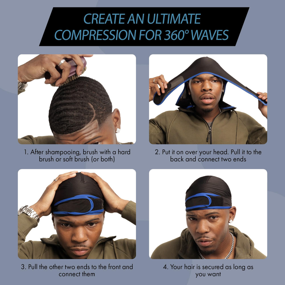 Red by Kiss durag ideal para locs y trenzas, protección suave.