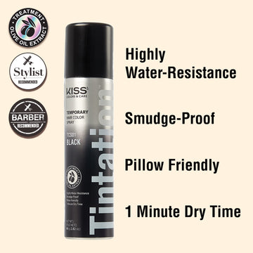 Red by Kiss Kiss Gray Hair Concealer pack two-pack for home use.