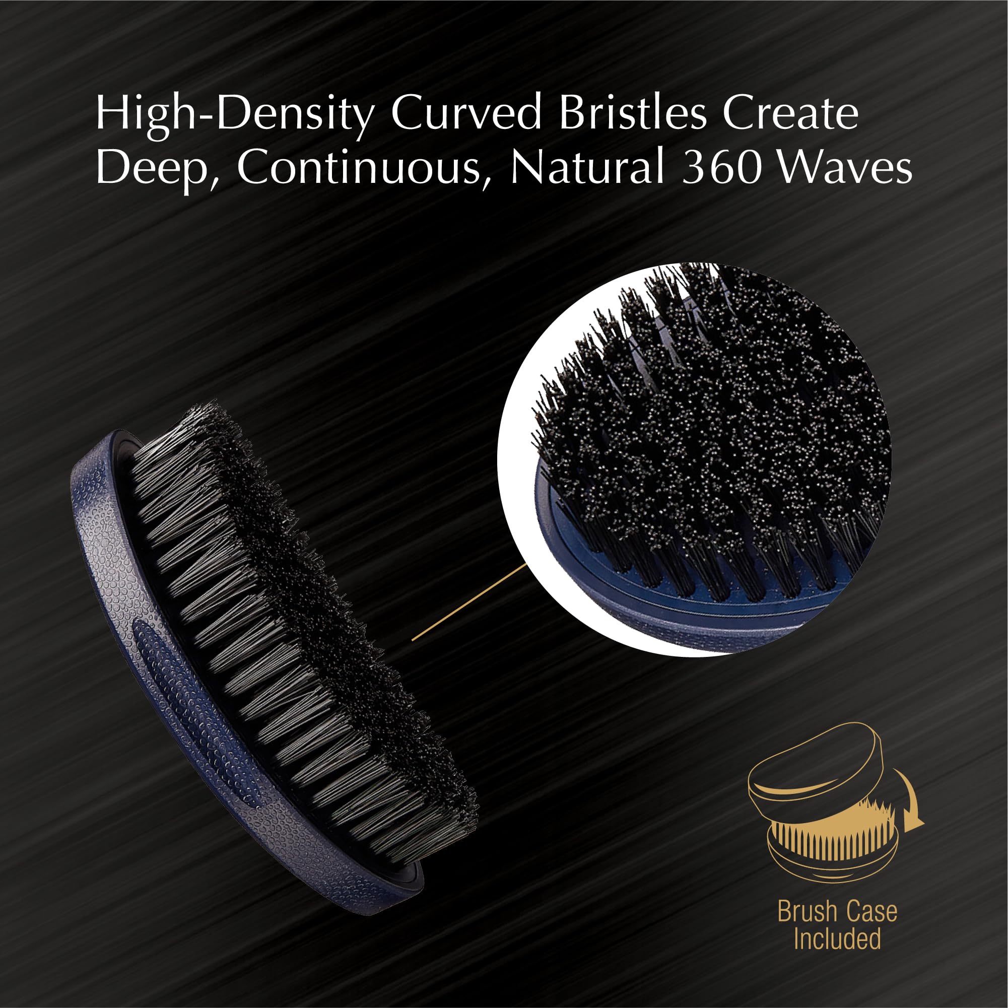 Cerdas naturales de jabalí de Red by Kiss distribuyen aceites para brillo suave