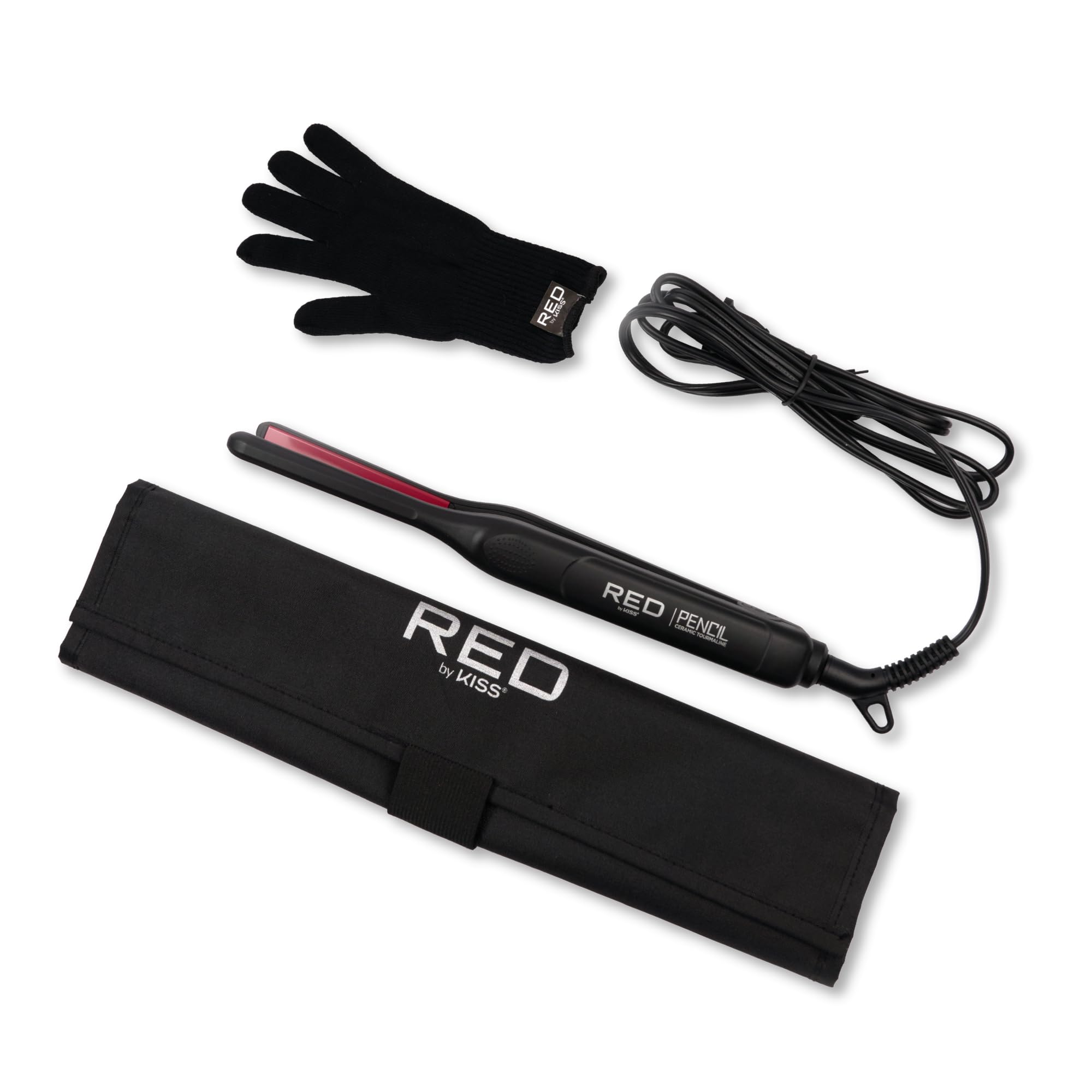 Red by Kiss plancha pelo compacta y portable para uso en casa o viaje