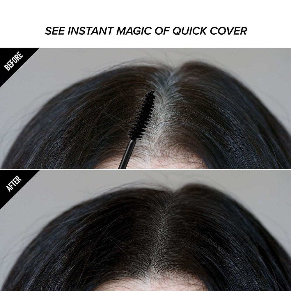 Gama de tonos variados para cabello rubio, castaño y negro con Red by Kiss Quick Cover.