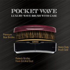 Red by Kiss Pocket Wave: tapa de viaje que mantiene limpias las cerdas en cualquier lugar.