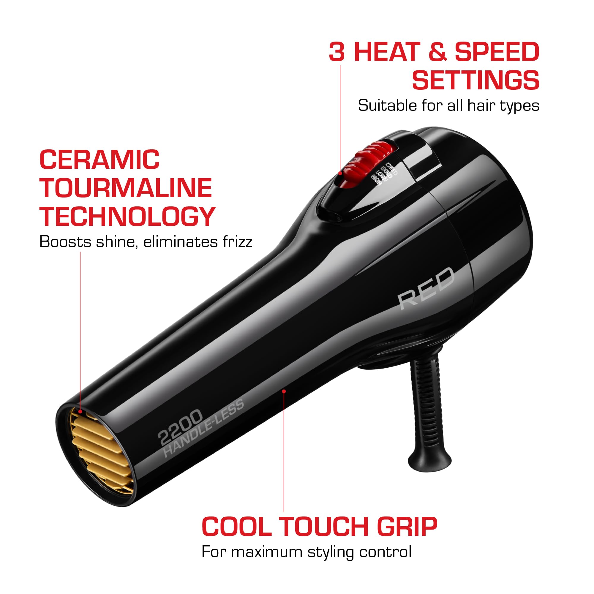 Red by Kiss tecnología iónica para reducir frizz y aumentar brillo