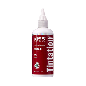 Red By Kiss Tintation, bote carmesí, color intenso y duradero.