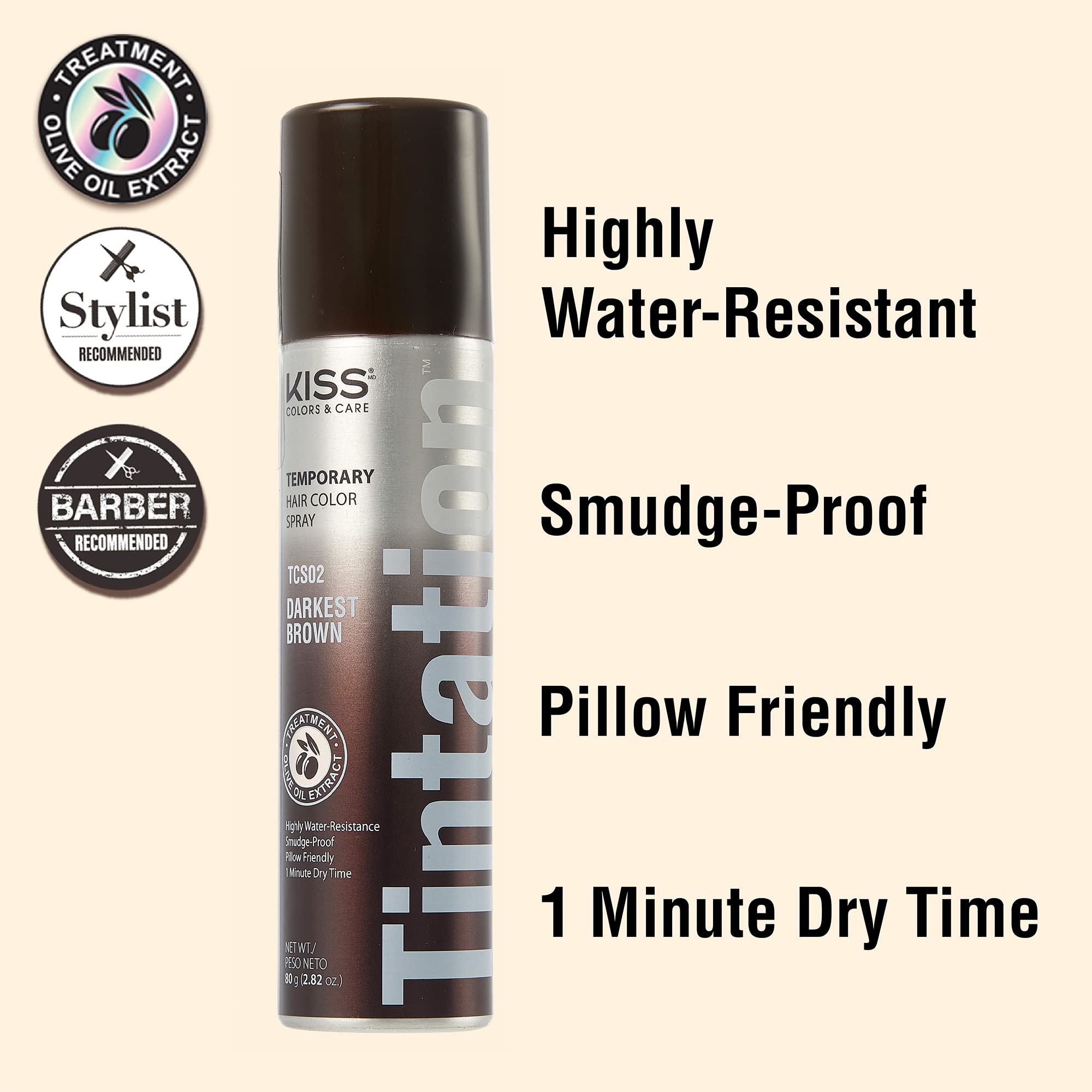 Red by Kiss Tintation water-resistant, smudge-proof color finish