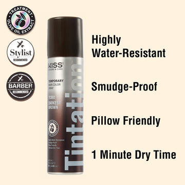 Red by Kiss Tintation water-resistant, smudge-proof color finish