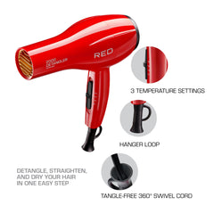 Red by Kiss controles de calor y velocidad para estilos personalizados