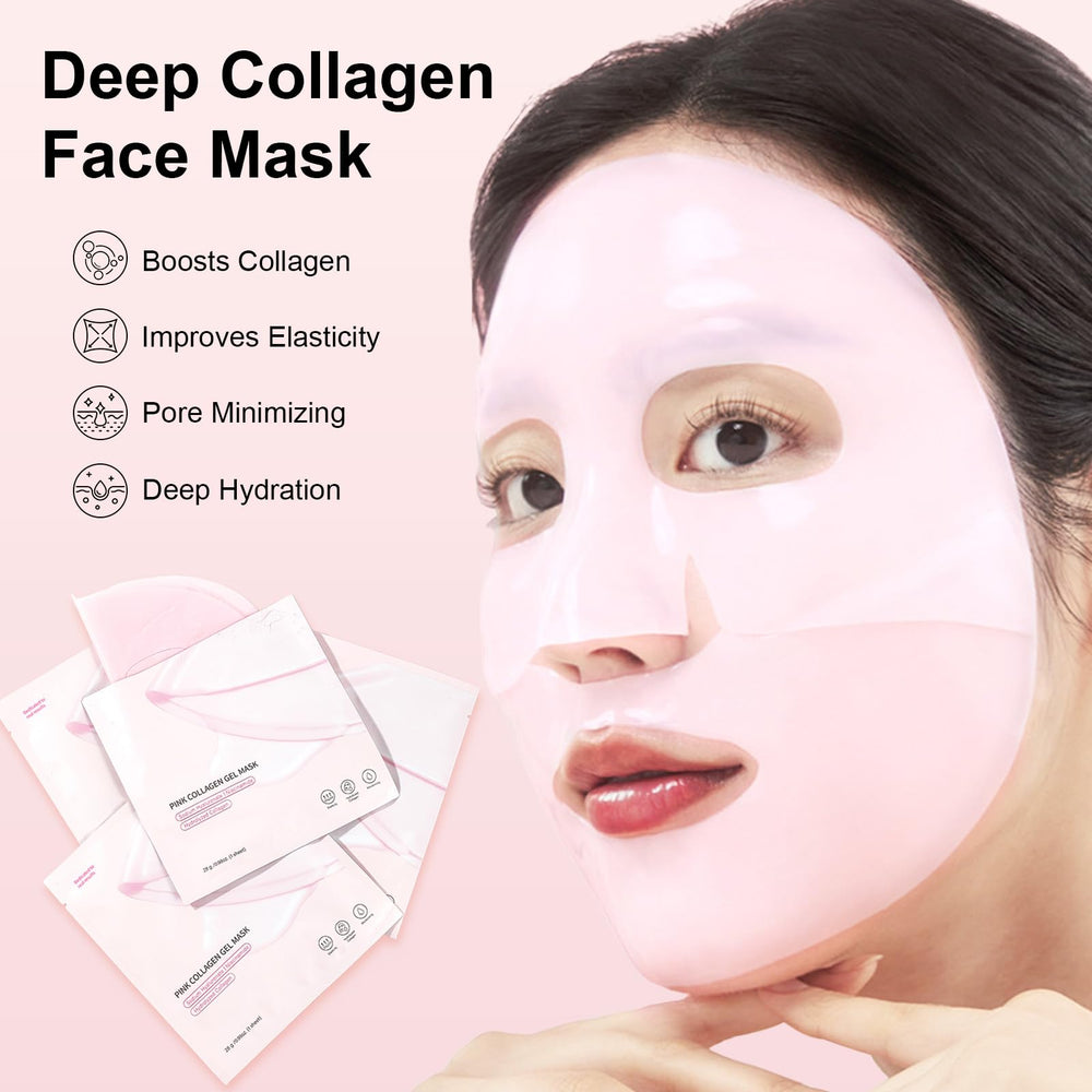 Redcool Pink Collagen Jelly Gel cambia de color al absorberse, señalando nutrición para la piel
