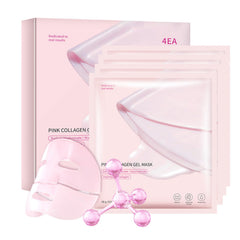 Redcool Pink Collagen Jelly Gel mascarilla de noche, aplicación suave y calmante para la piel