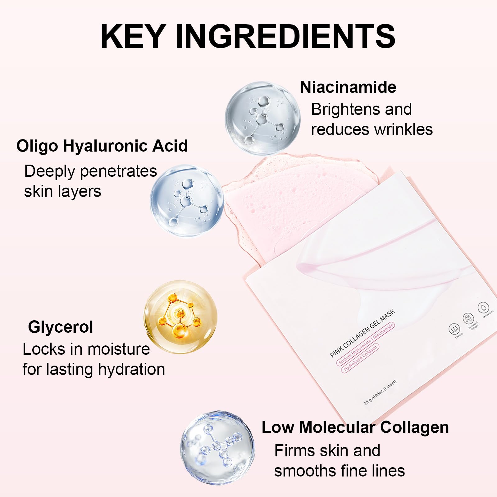 Redcool Pink Collagen Jelly Gel mejora la textura y suavidad con cada uso