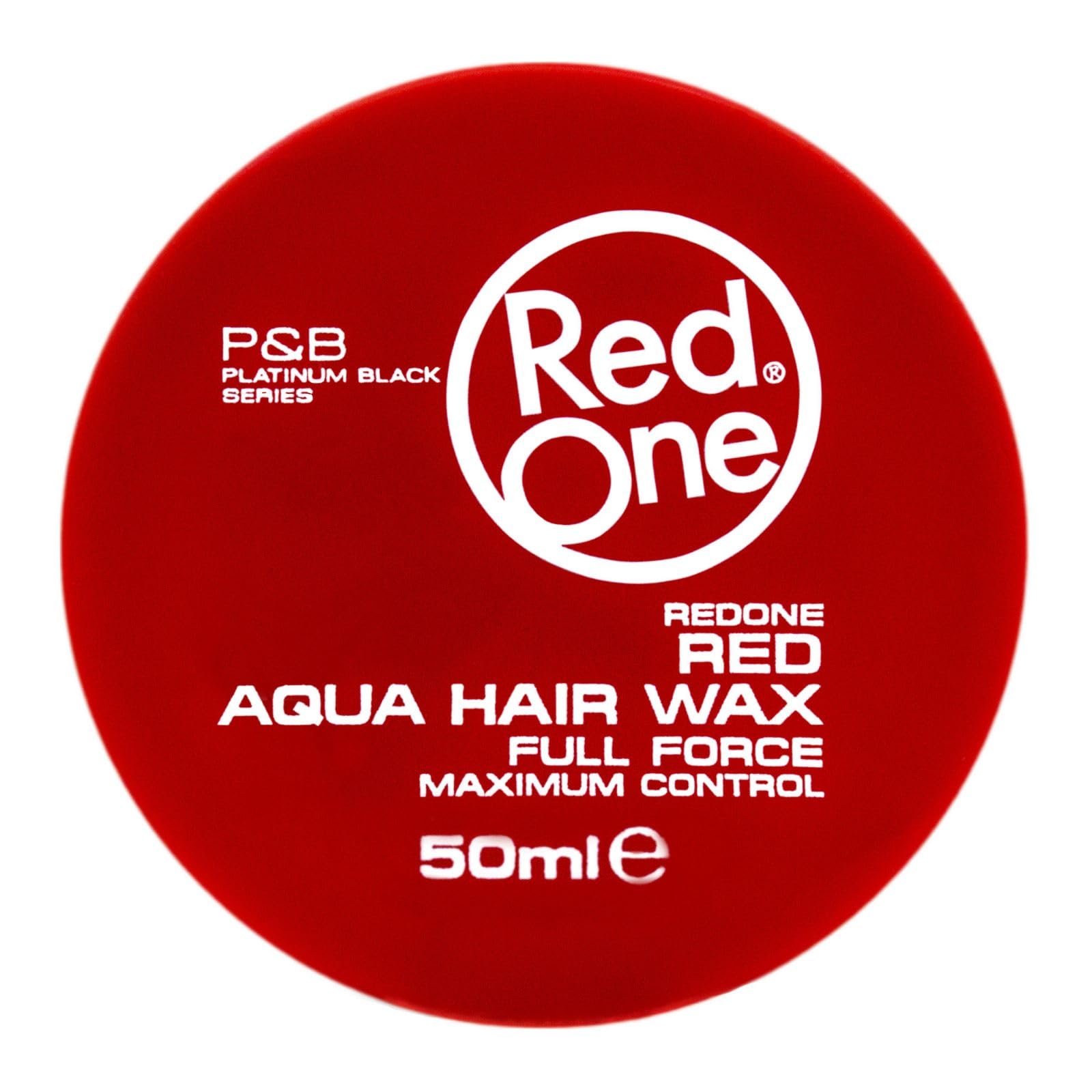 Redone Aqua Wax, botella de 50 ml mostrando el formato de viaje y fijación extrema