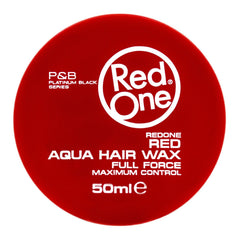 Redone Aqua Wax, botella de 50 ml mostrando el formato de viaje y fijación extrema