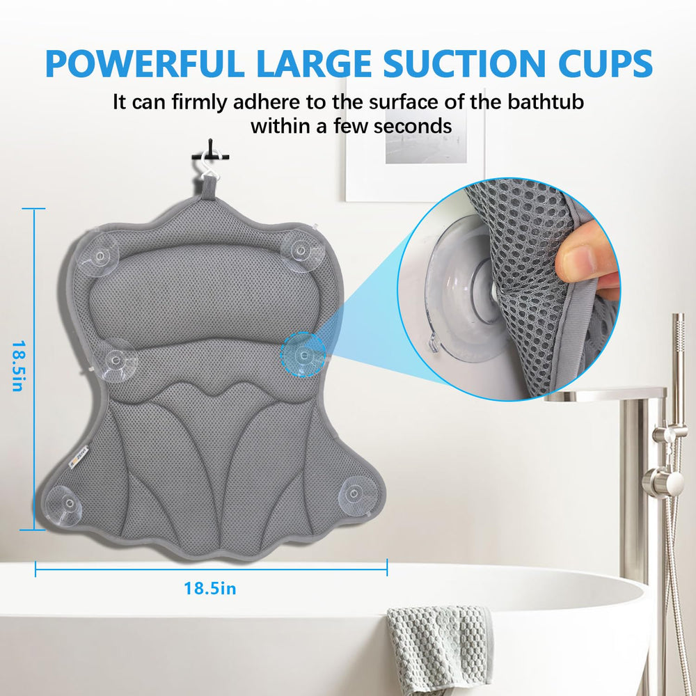 Almohada de baño REEZEIVI diseño duradero para múltiples baños.