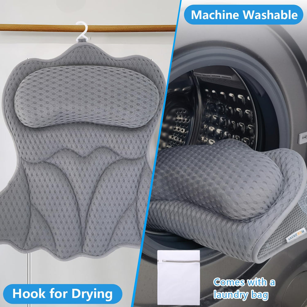 Almohada REEZEIVI lavable a máquina y secado rápido para uso continuo.