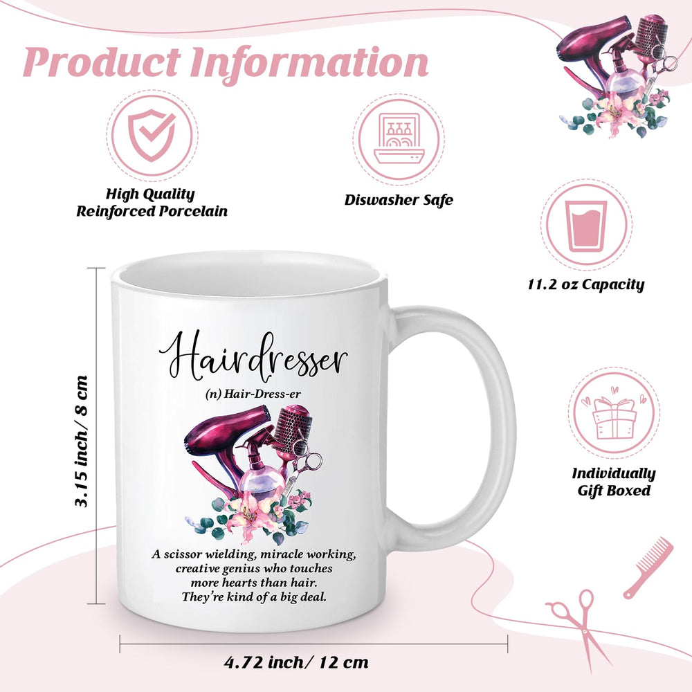 Reginary taza de café para estilista, cerámica duradera para el día a día.