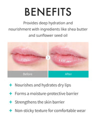 REJURAN Bálsamo calmante para labios, manteca de karité para nutrición