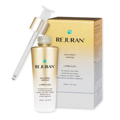 REJURAN ampolla de doble efecto: botella elegante para cuidado anti-edad suave.