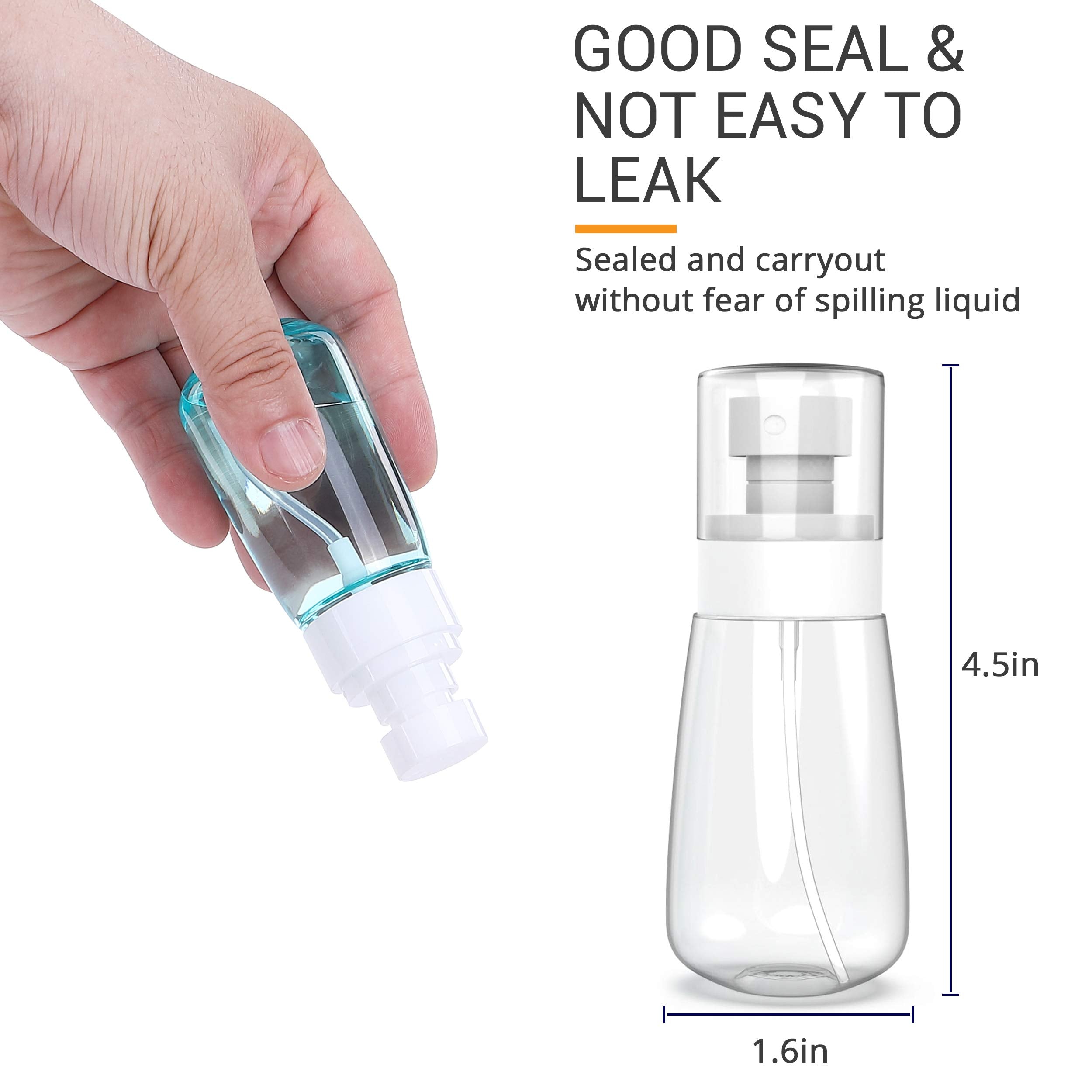 RELANOR atomizador de niebla fina 60 ml, modo suave de aplicación facial.
