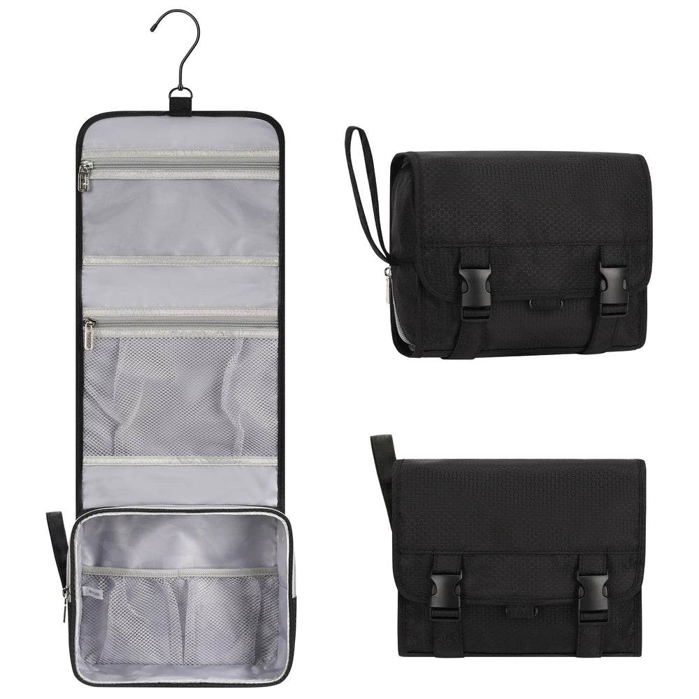 Relavel bolsa de aseo colgante compacta para viaje y organización.