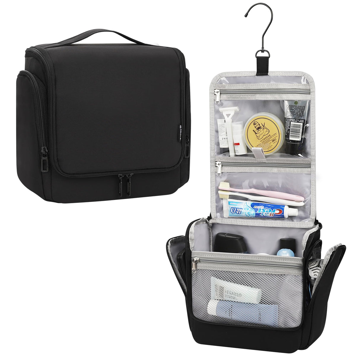 Relavel bolsa higiene colgante grande, ideal para organizar cosméticos durante viajes