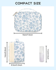Relavel bolsa con doble porta brochas para retoques rápidos.