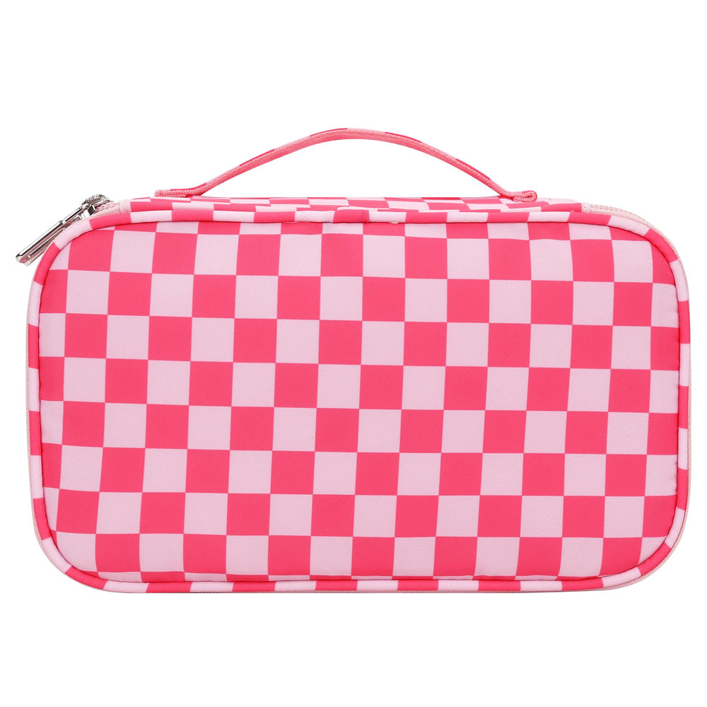 Relavel bolsa de maquillaje rosa, regalo ideal para mujer en festividades