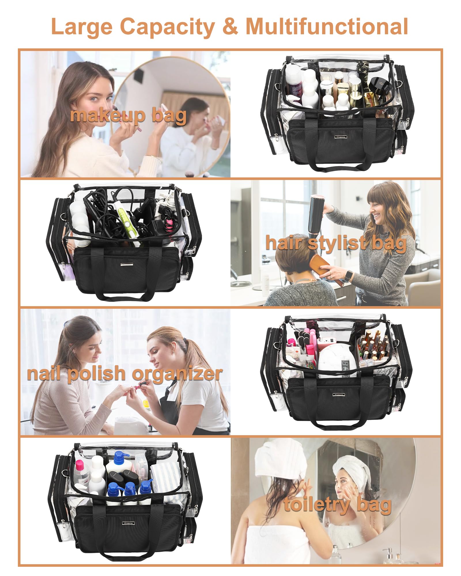 Relavel bolsa multifuncional ideal para viaje y uso diario.