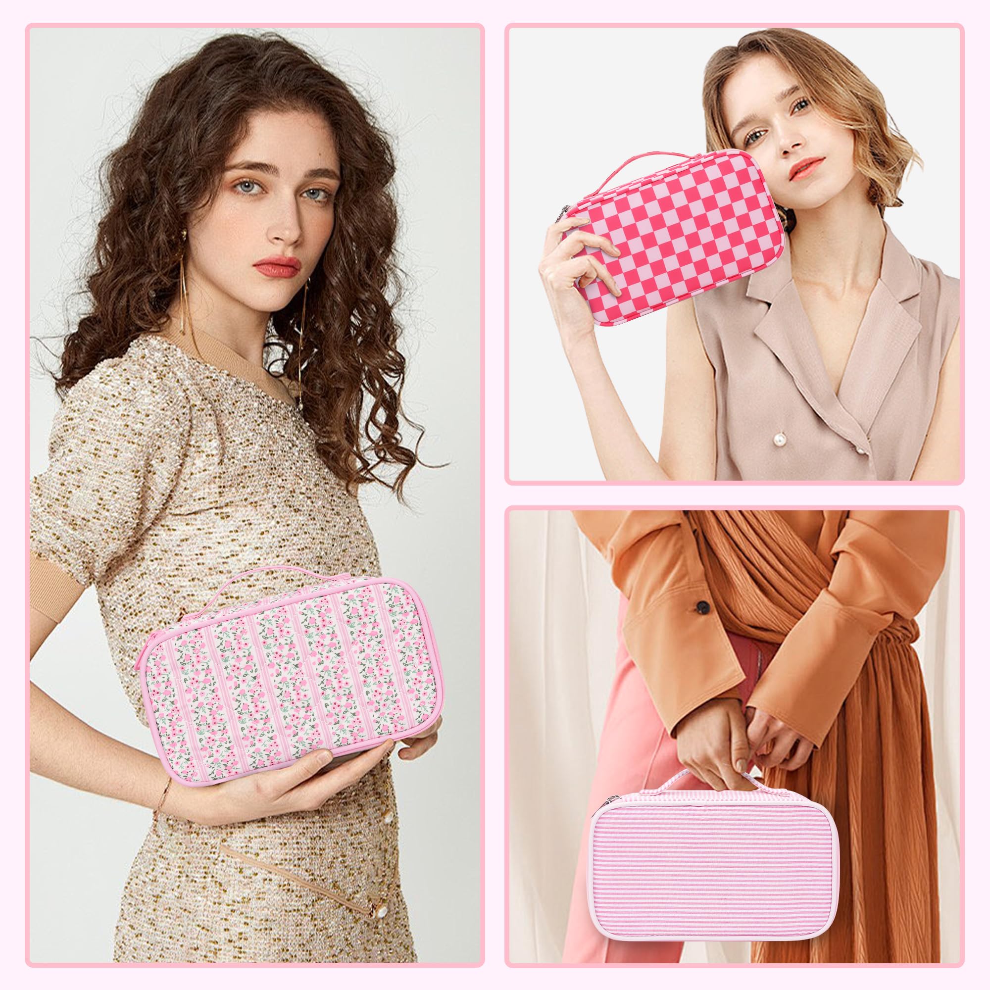 Relavel bolso maquillaje compacto ligero: ideal para uso diario.