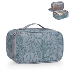Relavel bolso maquillaje rosa bonito, ideal para viajar y mantener todo organizado.