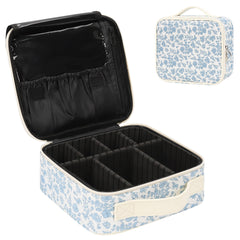 Relavel coffret maquillage voyage motif floral, organise les essentiels en déplacement.