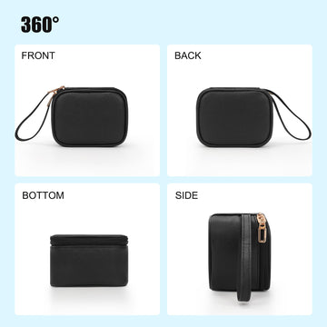 Relavel diseño compacto ideal para viajes y retoques de belleza.