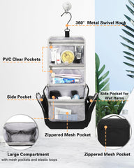 Relavel neceser viaje resistente al agua, perfecta para productos líquidos