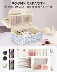 Relavel regalo ideal, elegante bolso de maquillaje para mujer en festividades.