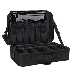 Relavel sac maquillage voyage grand format, rangement sûr et pratique pour vos essentiels