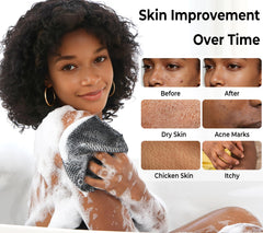 Esponja africana RelaxScene genera espuma suave para una limpieza agradable.