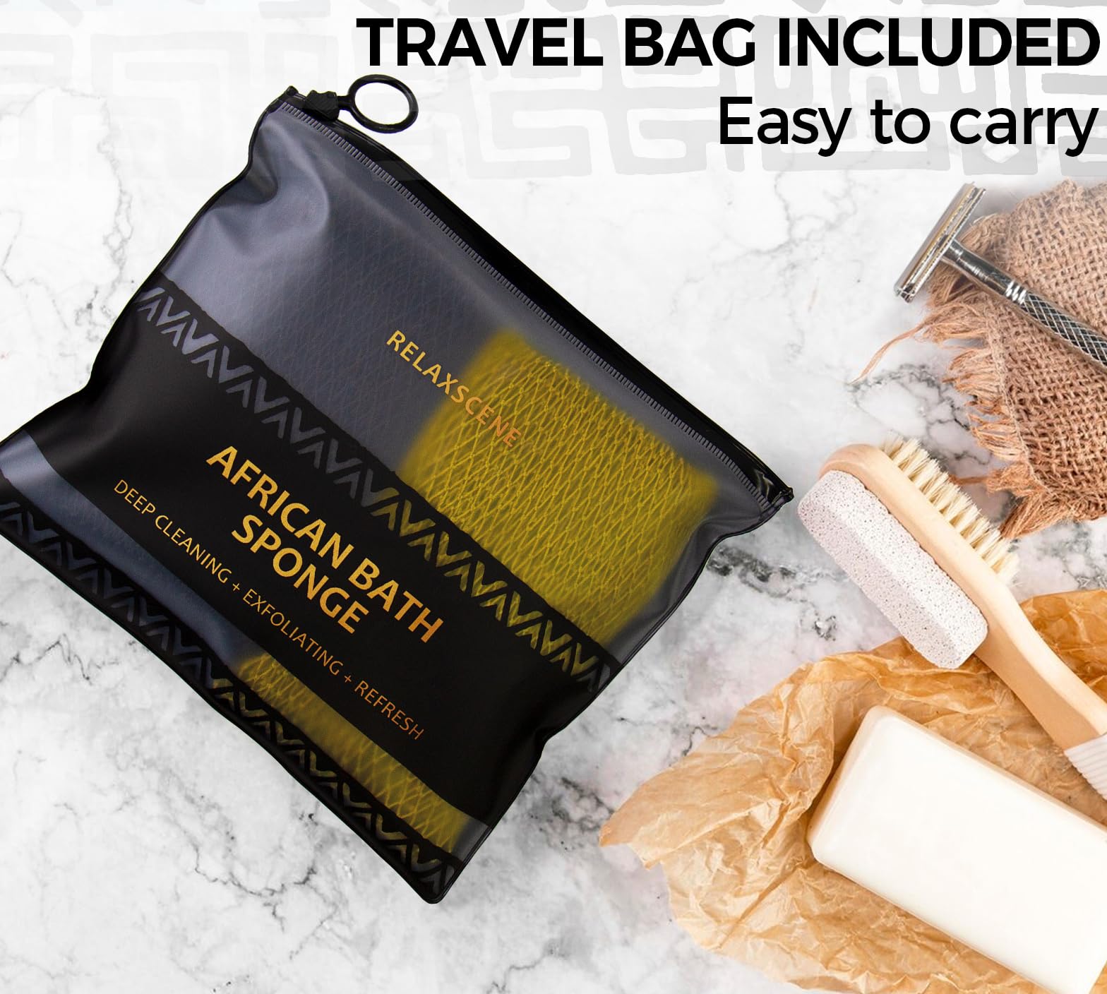 RelaxScene esponja exfoliante perfecta como regalo para amantes de la ducha