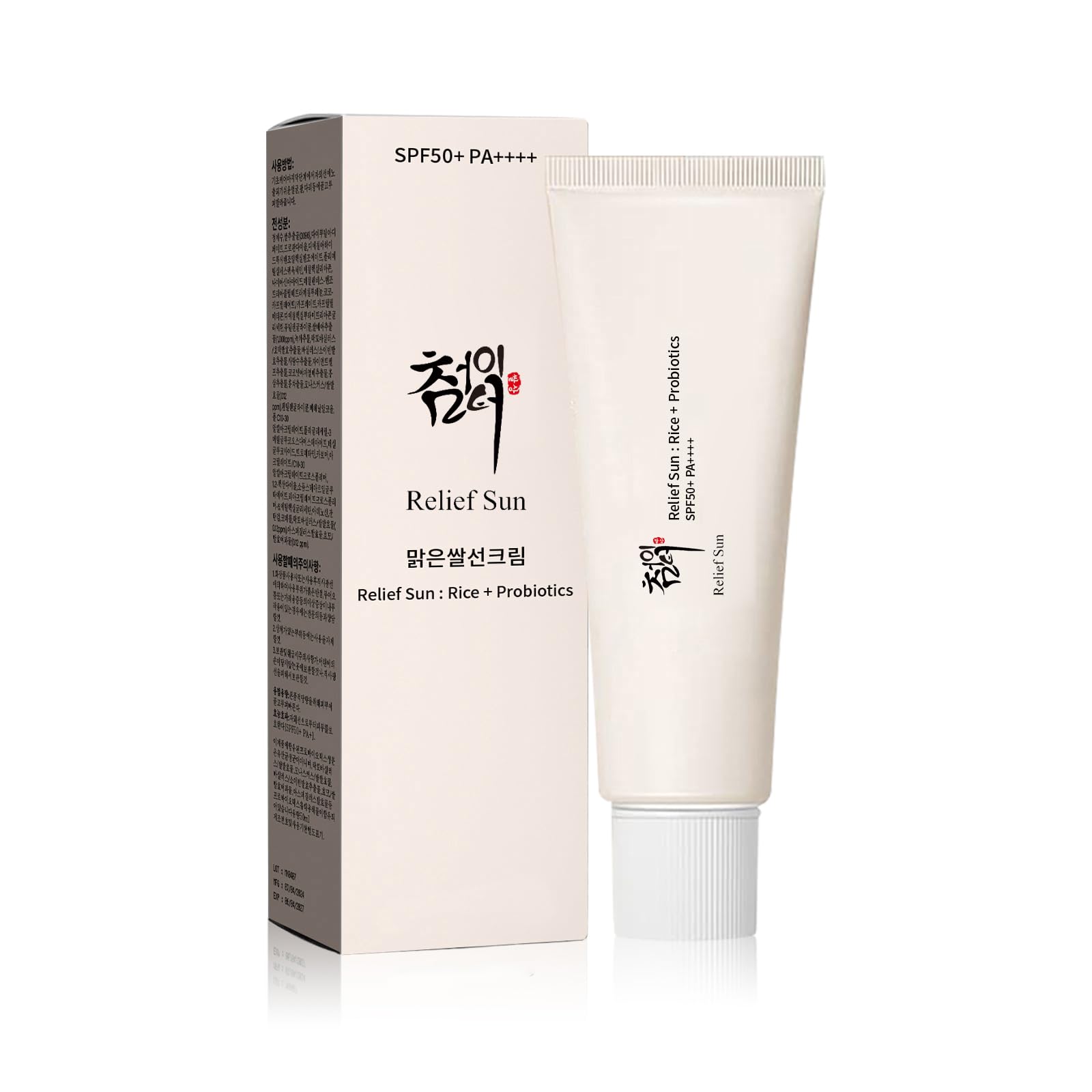 Relief Sun Protector Solar Orgánico SPF50+ PA++++ con Arroz y Probióti ...