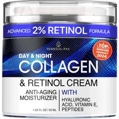 Crema facial REMEDIAL PURITY EXPERIENCE con colágeno y retinol para firmeza y elasticidad.