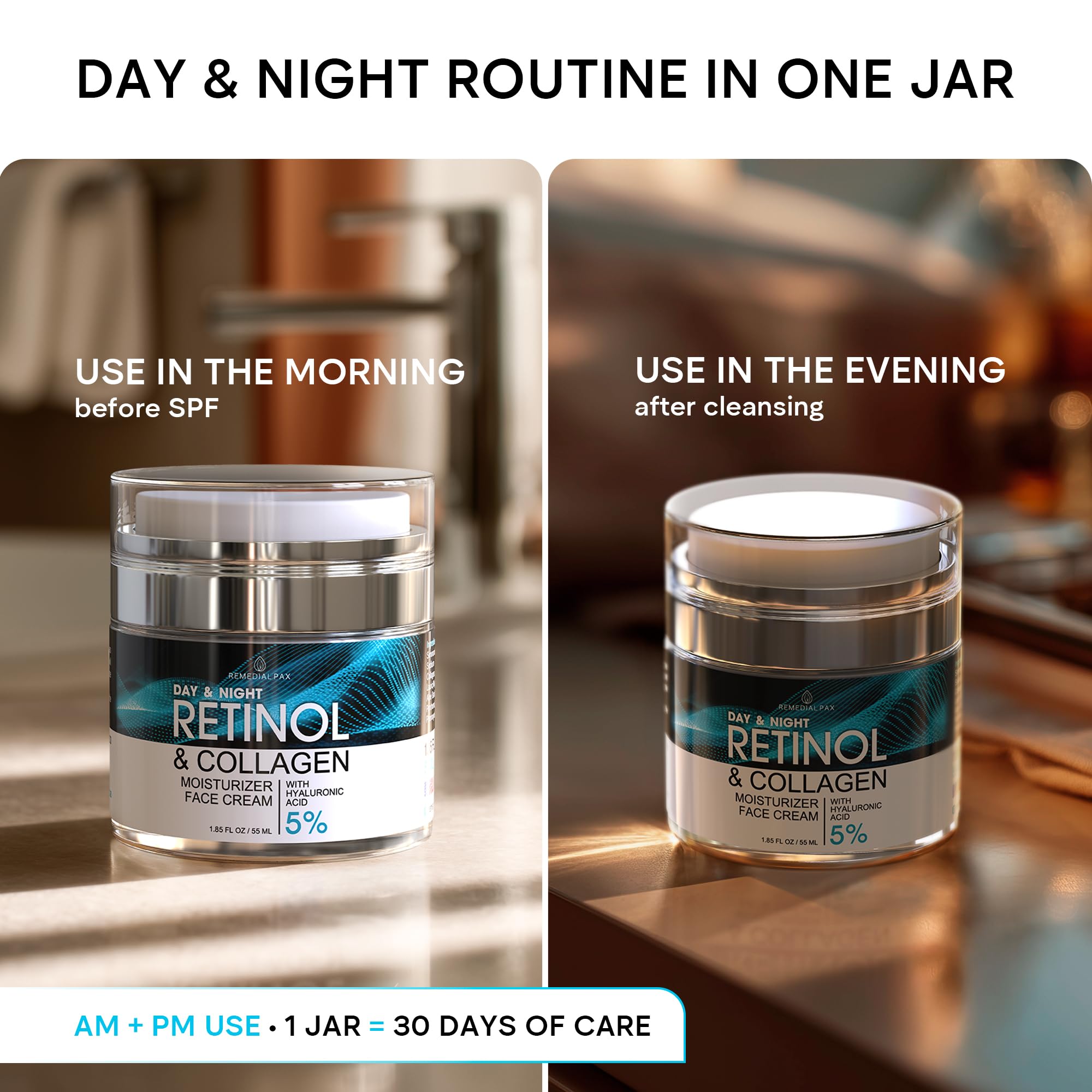 Remedial Purity uso diurno y nocturno en rutina facial