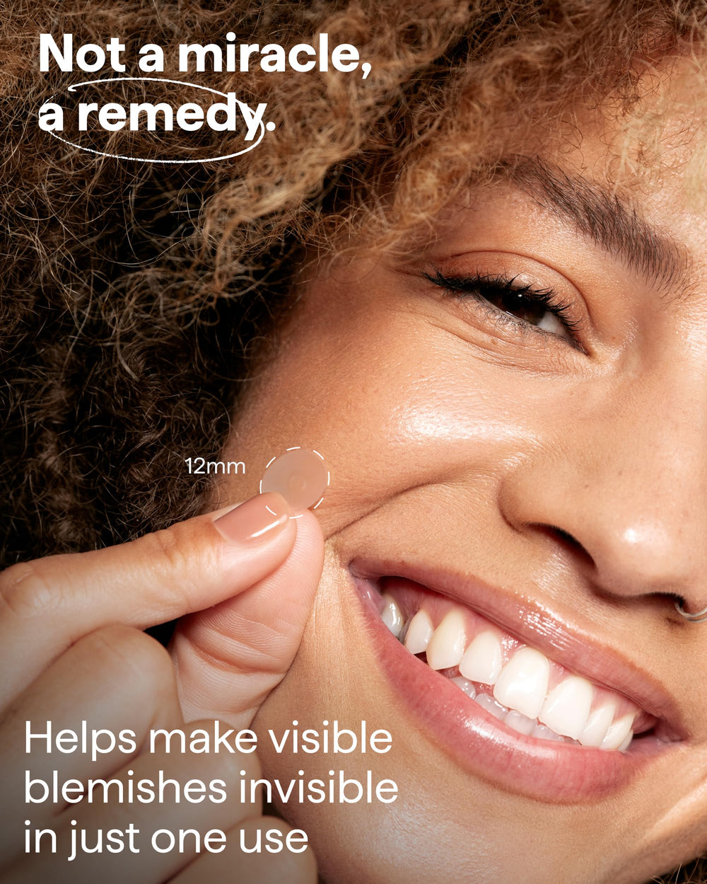 Parche Remedy Science absorbe fluidos y calma la zona del granito