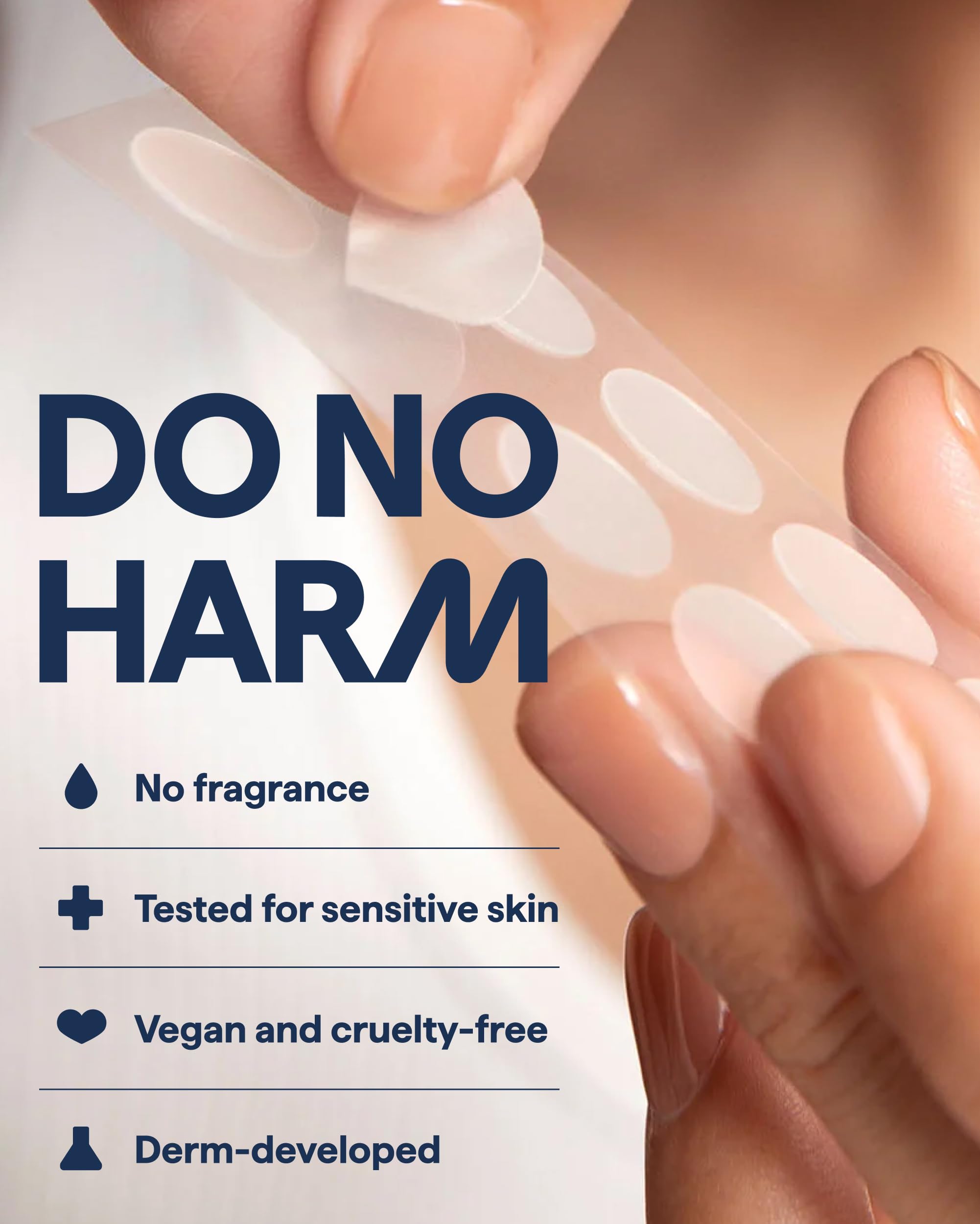 Parche discreto Remedy Science, apto para usar bajo maquillaje