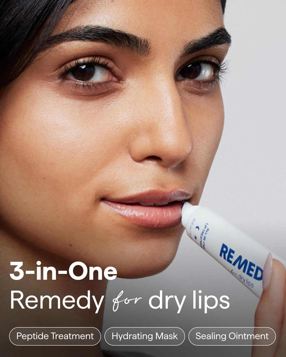 Remedy Science péptidos bálsamo labial para suavidad e hidratación