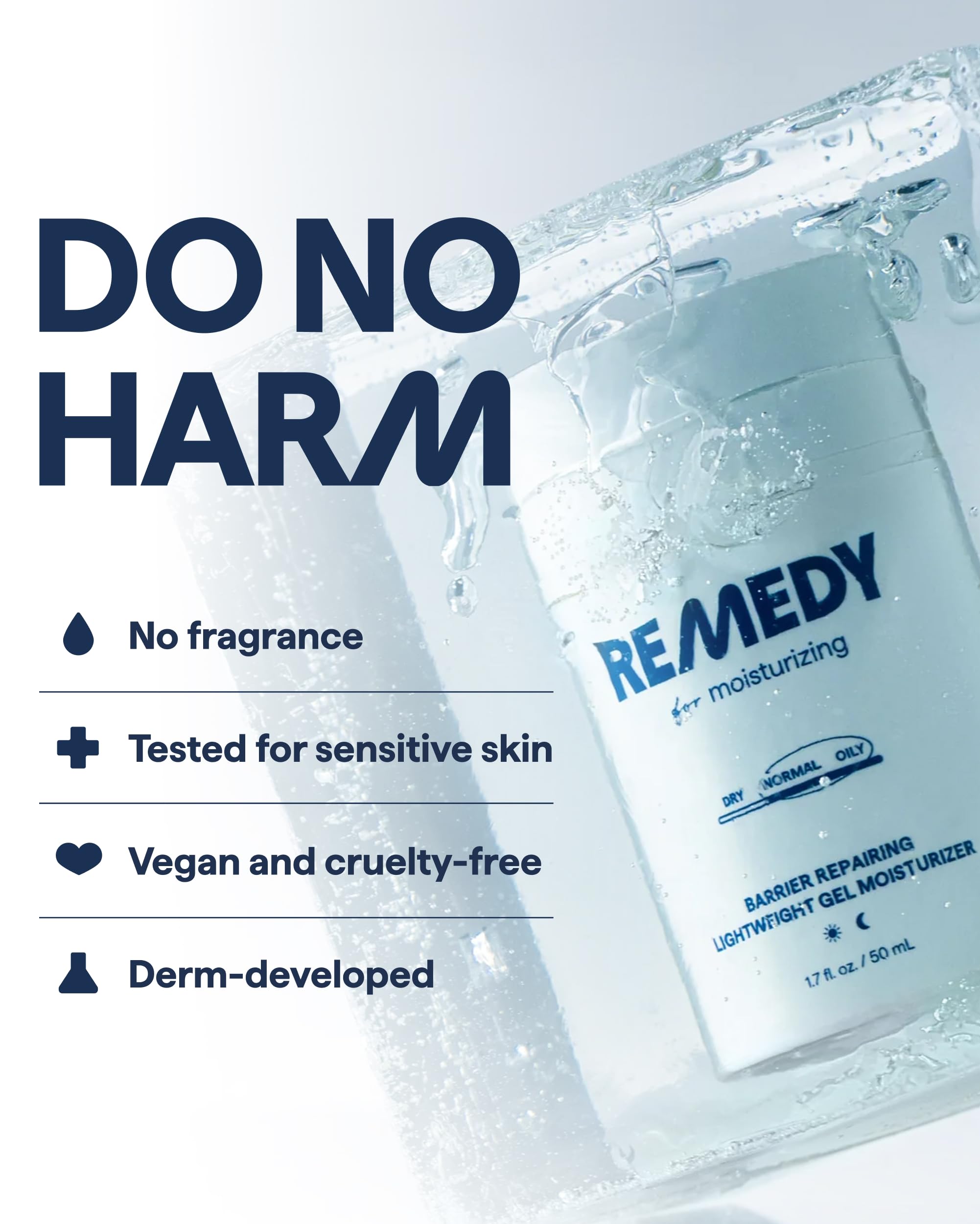 Remedy Science textura ligera, piel equilibrada y suave