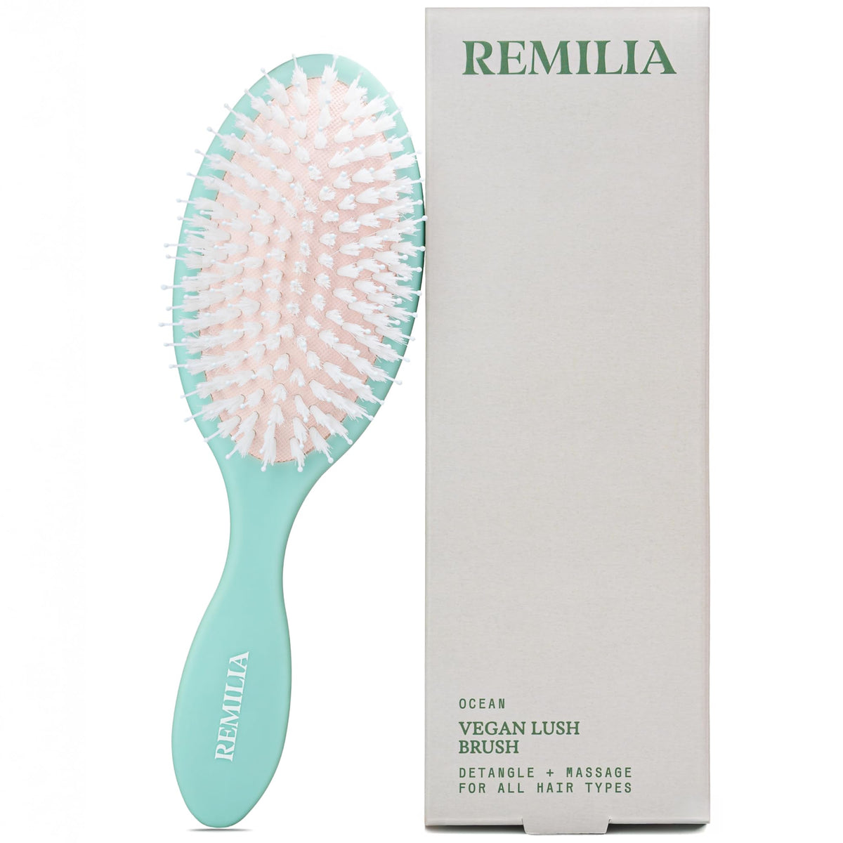 Remilia Hair Ocean Vegano: cepillo desenredante para cabello suave y sin tirones.
