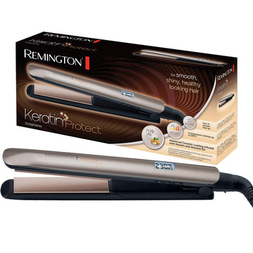 Remington S8540: placas cerámicas con keratina para un acabado suave y brillante