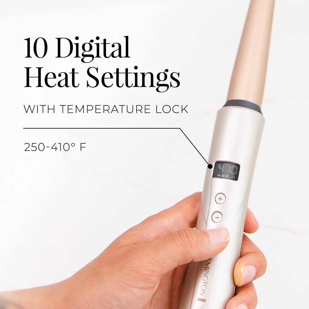 Remington Shine Therapy diez ajustes de calor digital para cabello diferente