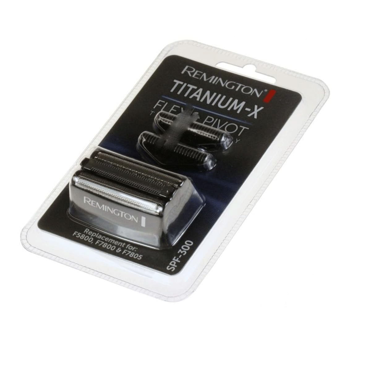 Remington TITANIUM-X: lamina y cortador, repuesto original para un afeitado más suave y preciso.