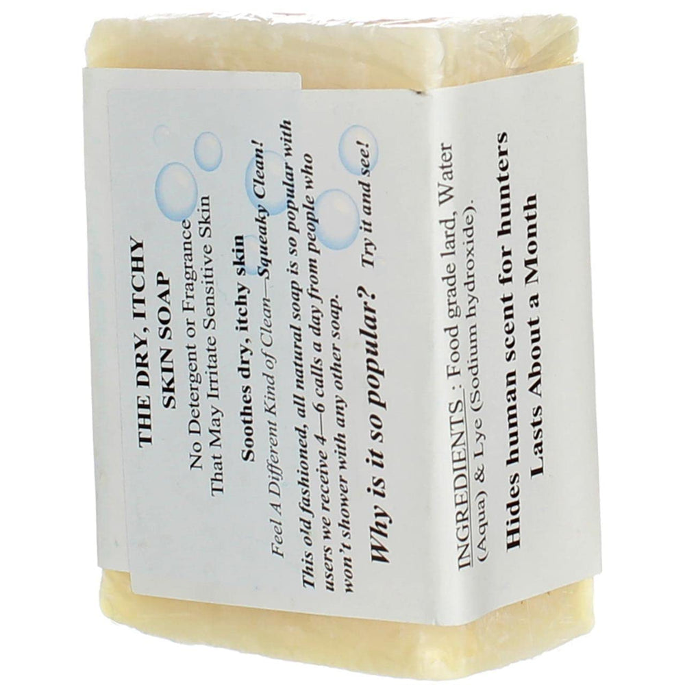 Remwood- Grandmas Pure Lye Soap Bar packaging, 6 oz.